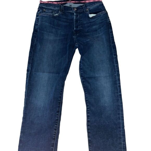 7 For All Mankind 7FAM Josefina Skinny Leg Denim Jeans Stretch Womens sz 27 - Picture 6 of 9